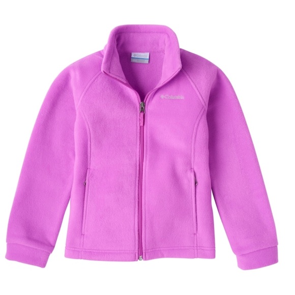 Columbia Other - Girls pink Columbia fleece zip up